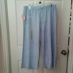 NEW Von Dutch capris sweat pants Terry cloth Lg Vintage Y2K 90's NWT